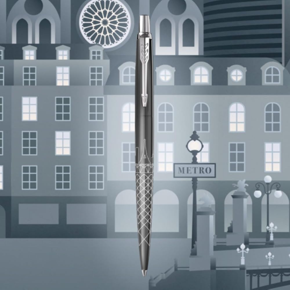 PARKER Parker Ballpoint Pen, Jotter Gray CT, Special Edition, Medium, Oil-based, Gift Box, Gift P...