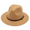 Amazon Simple Top Hat Suit British Jazz Hat Men'S And Women'S Felt Hat Foreign Gas Belt Buckle Tweed Hat Jackson