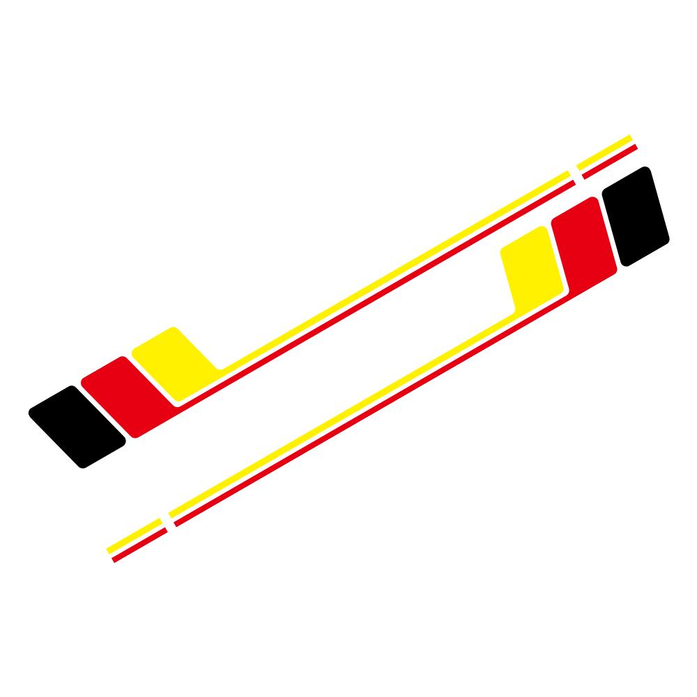 

2PCS Car Door Side Skirt Stickers For Suzuki Jimny AT MT JTW Sport Racing Stripes Vinyl Decals Self-adhesive Auto DIY Decoration 156cmx22cm