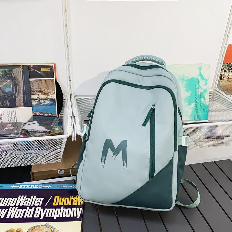 

Студентський рюкзак Шкільний портфель студентки зелений