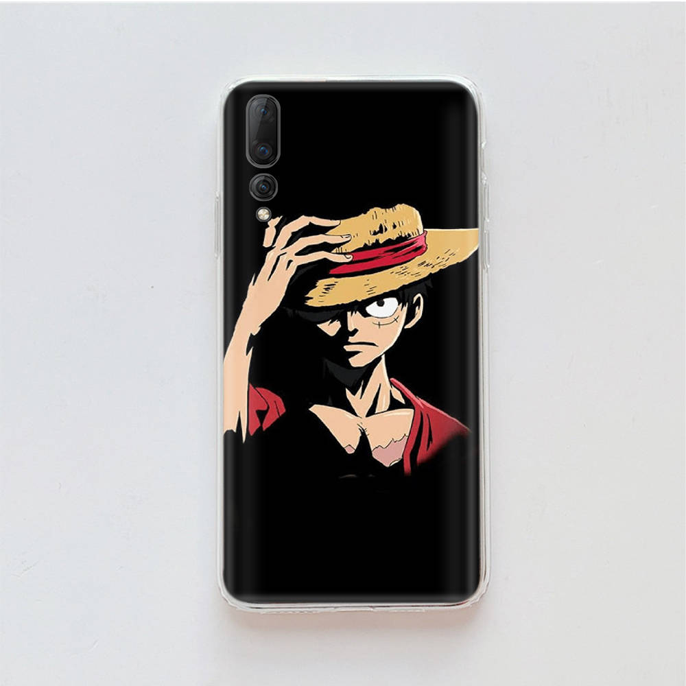 Transparent Case for Samsung A04 A14 A23 M33 M53 Realme 10 9 C35 C55 VIVO X80 Infinix Hot 30 Note 11 Tecno Spark 8P Pro W-75 One Piece Luffy