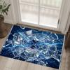 Tottenham Hotspur Design Crystal Velvet Carpet Cozy Non?Slip Printed Rug For Bedroom Living Room Entrance