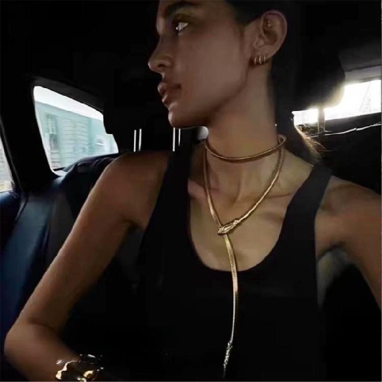 Novelty Snake Waist Belt Chain Vintage Aesthetic Rhinestones Jewelry for Jeans Body Jewelry for Women