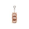 And Soft Huggable Plush Coal Ball Keychain Adorable Hanging Charm For Bags