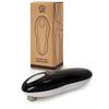 CELIRO A1 Electric Can Opener: One-touch Start/stop, Smooth Cutting Edge, Ergonomic, Compact, Cordless Design, Black.