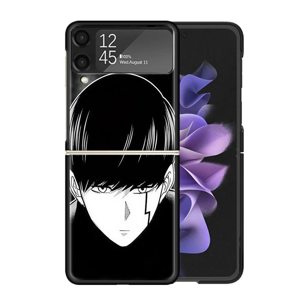 Mashle Magic And Muscles Clear Phone Case For Samsung Z Flip 7 6 5 4 3 Galaxy ZFlip7 ZFlip6 ZFlip5 ZFlip4 ZFlip3 5G Print Cover