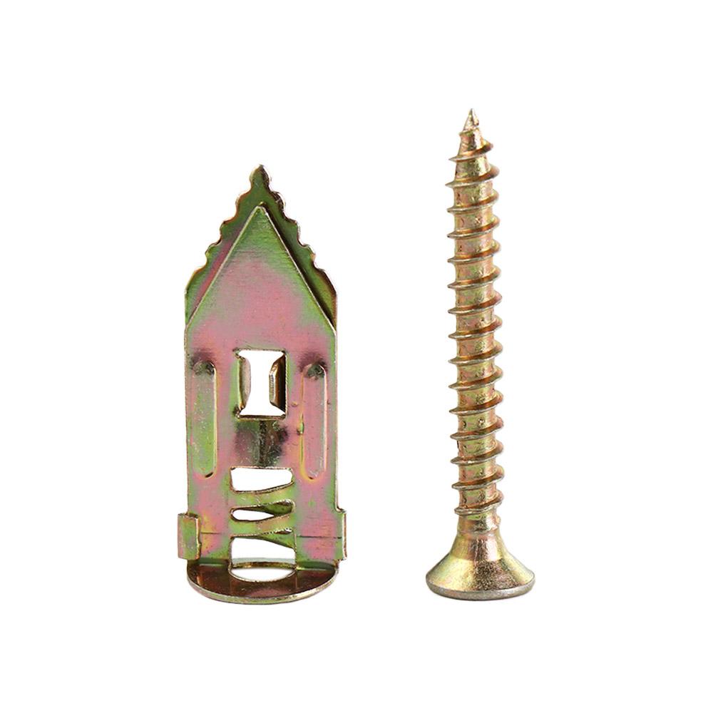 Dowel Fixing Tools Self-Tapping Screws Kit Plasterboard Wall Fixing Plug Screws Expansion Nails