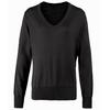 Strickpullover/Top mit V-Ausschnitt für Damen/Damen