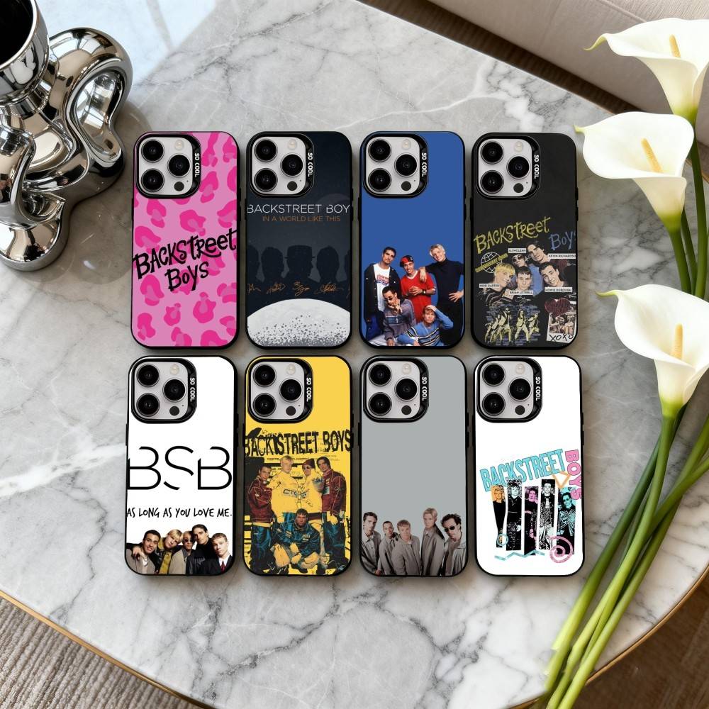 American Band B-Backstreet B-Boys Phone Case For iPhone17,16,15,14,13,12,11 Plus,Pro Max Black Candy silver phone case