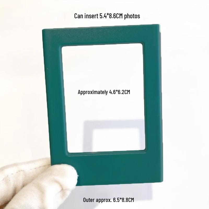 Bunter magnetischer 3-Zoll-Polaroid-Fotorahmen und Ständer