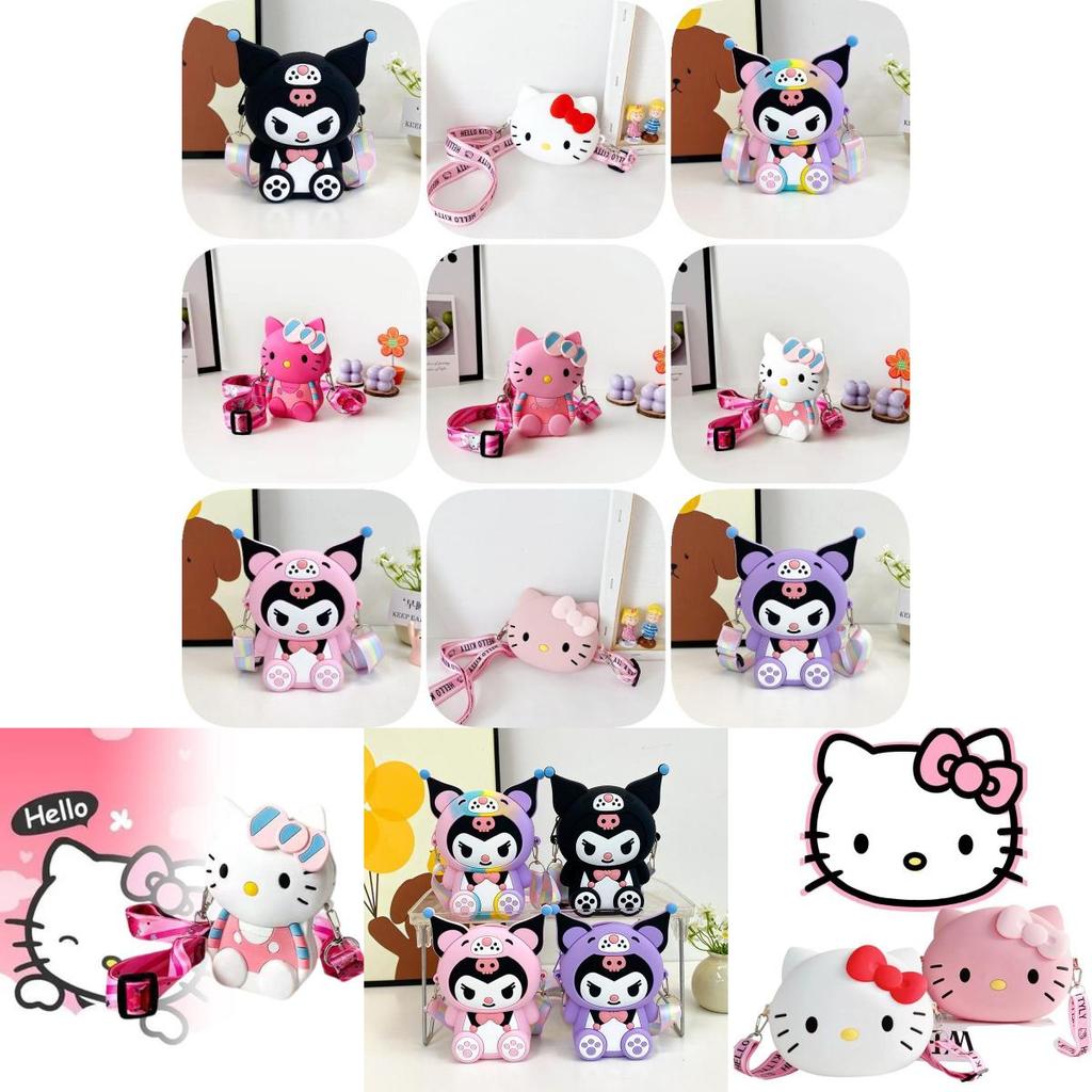 Adorable Cartoon Silicone Coin Purse For Girls Soft And Durable With Strap