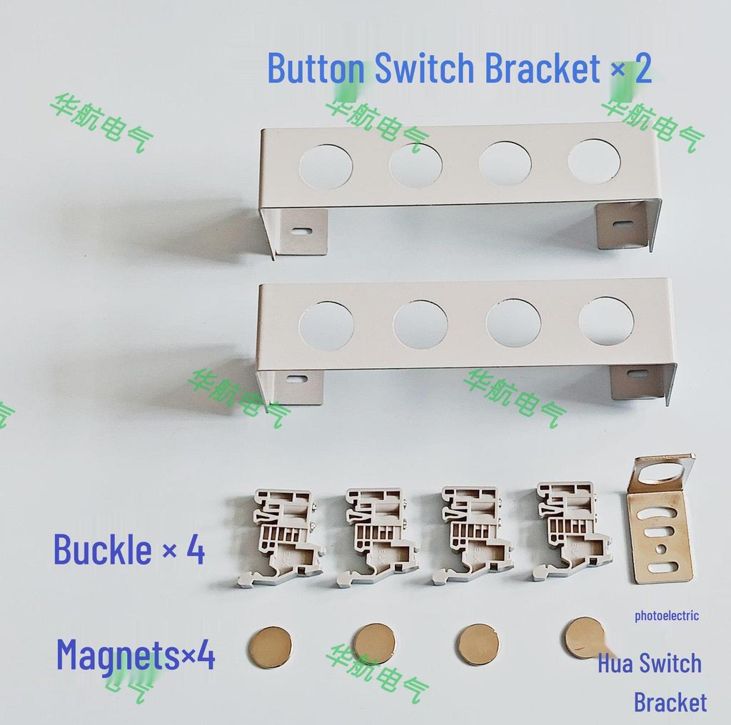 Magnetische Halterung mit Kontrollleuchte und Schalter für Elektriker-Schulungskit