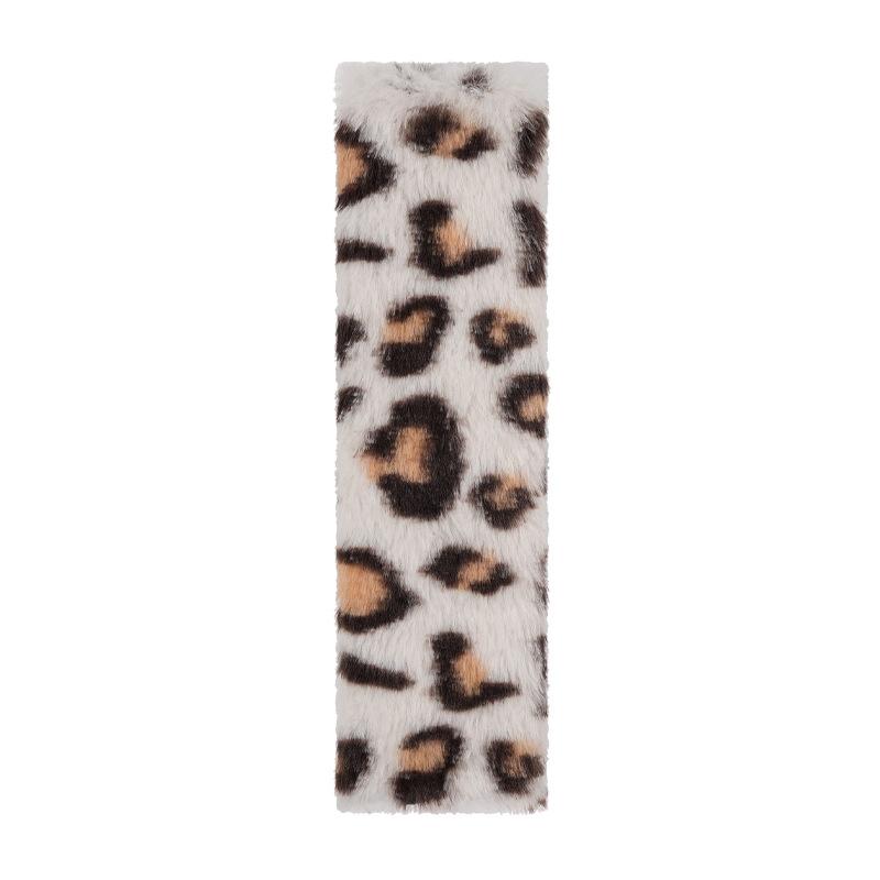 Car Seat Belt Shoulder Cover Anti-Strangle Car Seat Belt Protective Cover Cute Leopard Print Car Interior Supplies