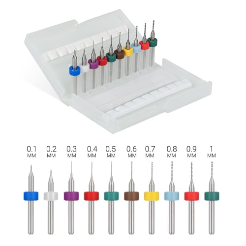 MAEXUS 36-Piece Hand Drill, Pin Vise, and Micro Drill Set with 35 Drill Bits (0.5-3.0mm), Drilling Tool, Compact DIY Tool, Noise-Free Manual Drill