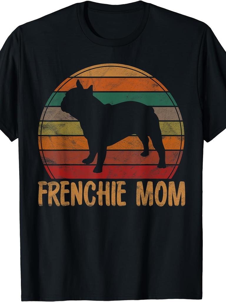 Retro French Bulldog Pet Owner Graphic T Shirt For Unisex Cool Dog Dad Gift Pc S Xxxl