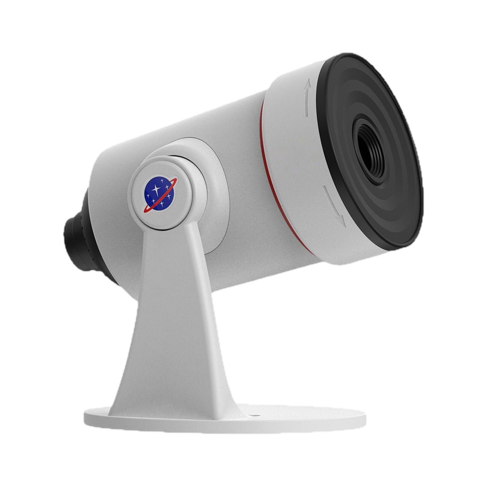 

Проектор звезд в форме телескопа – Многорежимный окружающий свет, помощь для сна, декоративная лампа, подарок One Size белый