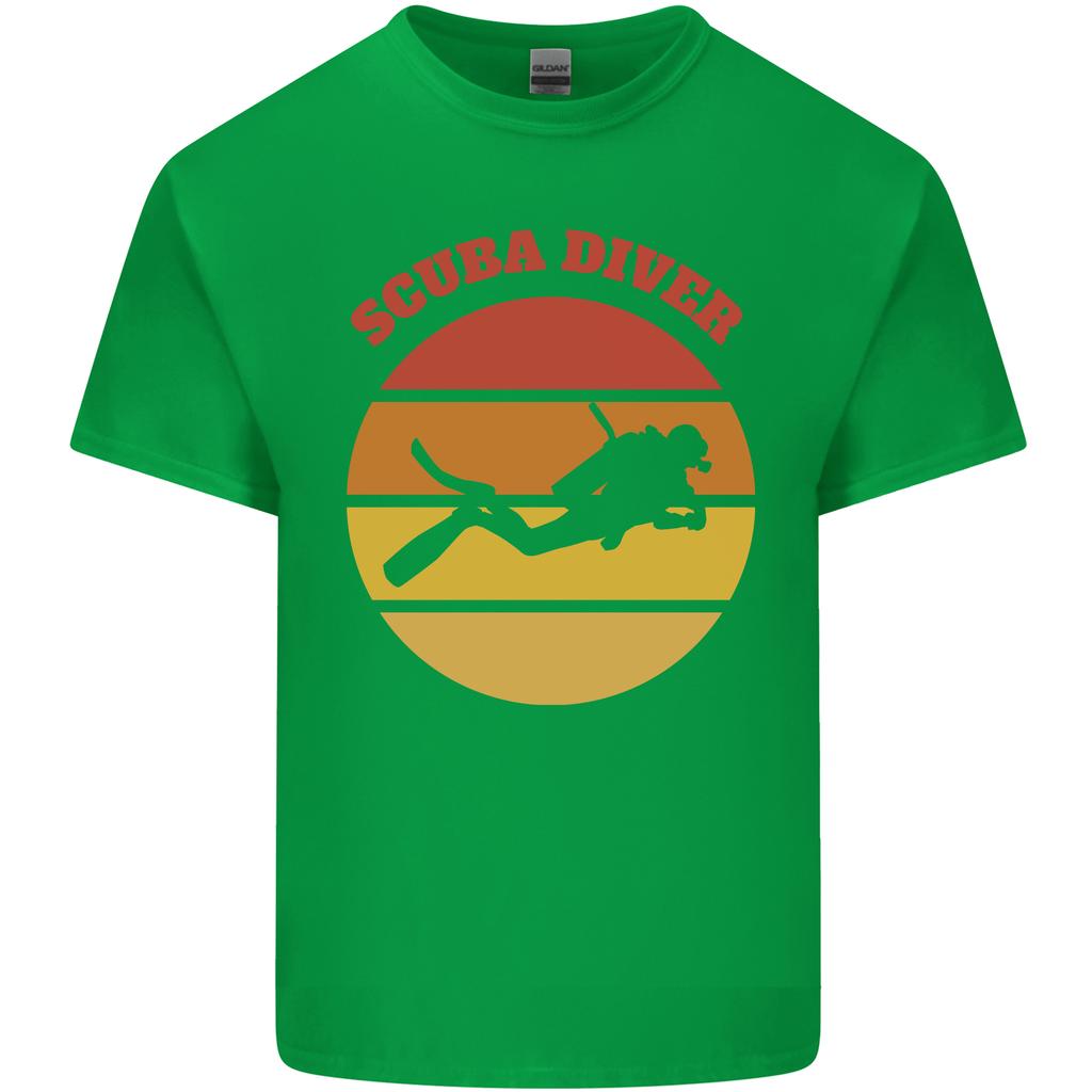 Scuba Diver Silhouette Unisexs Light Cotton TShirt