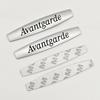 2pcs 3D Metal Logo Avantgarde EXCLUSIVE Sticker Grand Edition Emblem Car Fender Badge For Mercedes Benz AMG Car Accessories