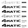 Mercedes-Benz 4matic ABS Tail Badge Sticker for Four-Wheel Drive Modification