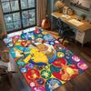 Pokemon Anime Rug Carpet Large Area Rug Non Slip Washable Floor Mat Gamer Room Bedroom Home Decor -QJY