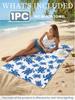 1PC Blue Sea Turtle Print Quick Dry Lightweight Breathable Comfortable Beach Towel for Summer Pool and Outdoor Activities