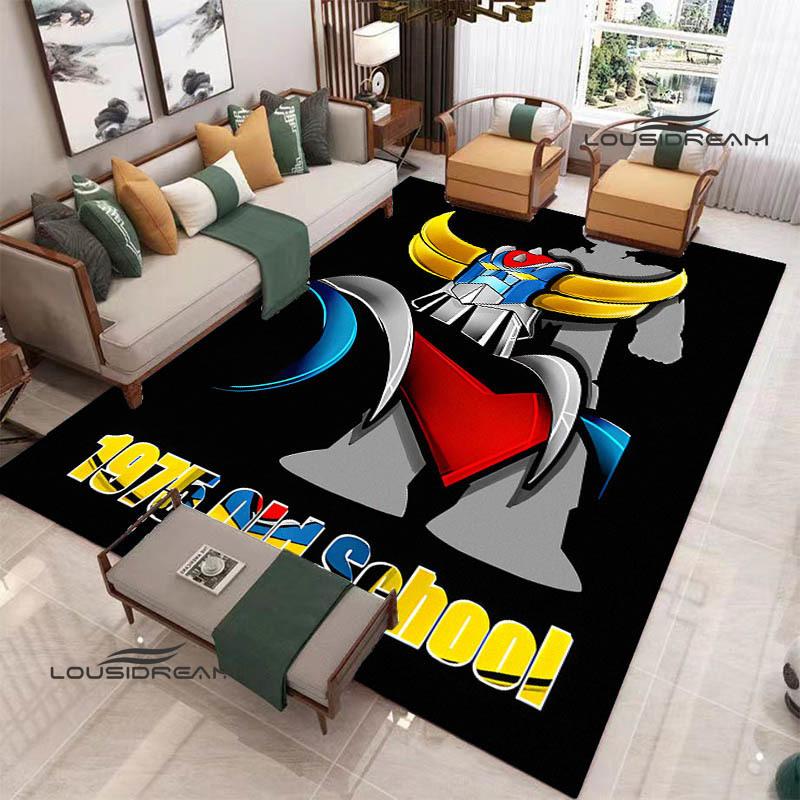Tapis 3D OVNI ROBO GRENDIZER GOLDORAK Tapis antidérapant Tapis d'extérieur Tapis de zone Tapis de décoration pour la maison la chambre à coucher Tapis pour chambre à coucher Cadeau d'anniversaire