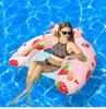 2026 New U Shaped Pineapple Inflatable Float Thickened PVC Single Seat Floating Bed For Summer Pool Beach Water Entertainment