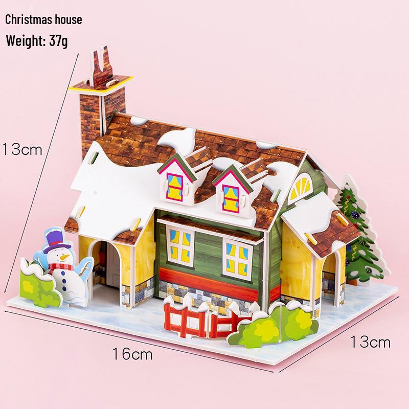 

3D Пазл Модель Дома - DIY Ручная Работа Развивающая Игрушка для Мальчиков и Девочек