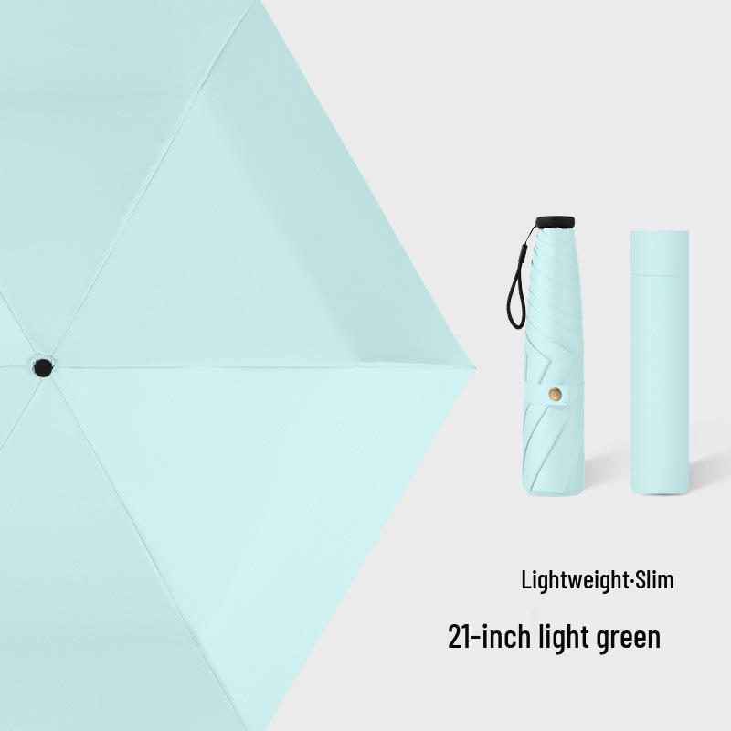 Ultra-light Carbon Fiber Sun & Rain Umbrella - Lightweight, Three-fold, UV Protective Parasol.