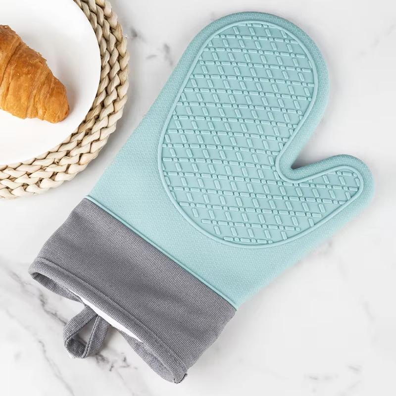 1PC Cute Silicone Kitchen Single Oven Glove Mitts Insulation Heat Resistant Microwave Glove Baking Tools