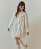 Zero Street [2 Colors] Ribbon Shirring Dress