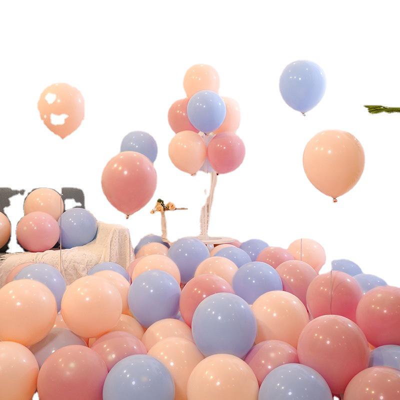 "Non-toxic Macaron Color Balloons - Multiple Colors for Event Decoration"
