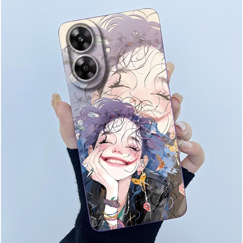 Phone Case for Realme Note 60 60X Narzo N61 Back Cover Matte Shell New design Soft Silicone Funda for Realme Note60 RMX3933 Case