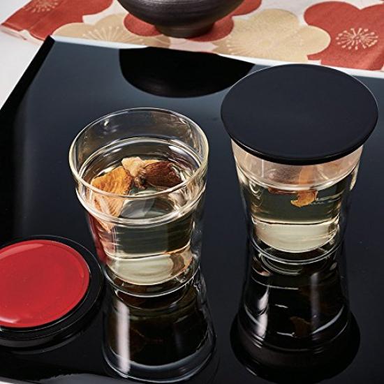 HARIO Twin Rocks Dishwasher Made In Glass, 260ml, Heat-Resistant Glass, Safe, Japan, TRG-260