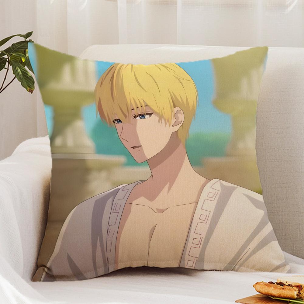 

Anime Who Made Me a Princess Cushion Cover Premium Comfort Reversible Pillow Cover - Dual - Use Design for Home & Car 12x12Inch