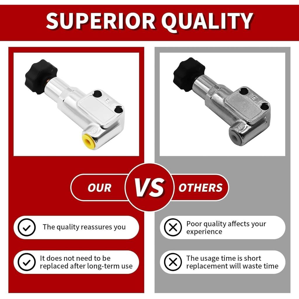 260-8419 Steel/Copper Knob Adjustable Brake Proportioning Valve 1/8"-27 NPT Outlet Replace 260-12627