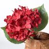 Artificial Silk Hydrangea with Leaves for Home Decor, Weddings, and Photography