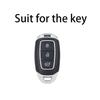 White Diamond Tpu For Hyundai Kona  I30 Ix35 Solaris Azera Elantra Grandeur Ig Smart Remote Car Key Case Cover Fob Holder
