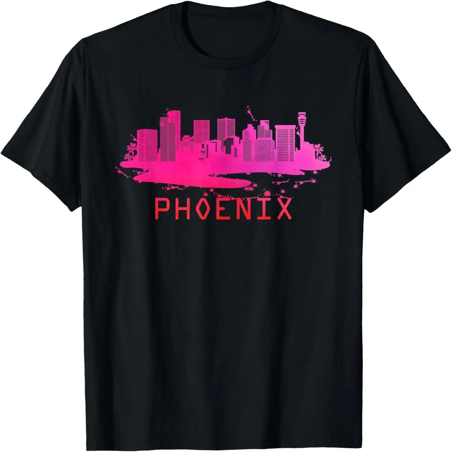 Phoenix Shirt _ 80 s Vintage Retro Phoenix Skyline T-Shirt S
