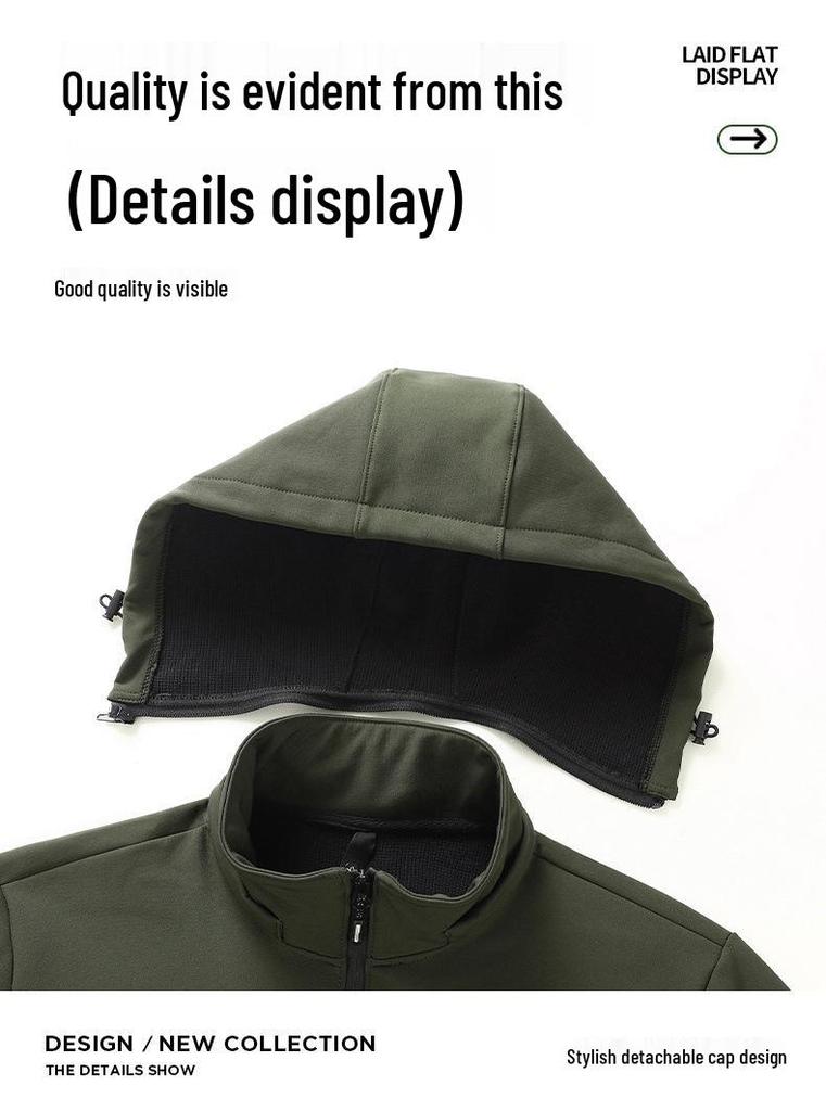 Herren Quick-Dry Outdoor Wander- & Bergsteiganzug - Zweiteiliges Set mit Langarmjacke & Hose für Frühling & Herbst