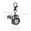 Owl Carabiner Watch, Clip, Keychain, Pocket Watch, Analog, Waterproof, Cute, Fashion Accessory for Men and Women