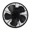 Heat Powered Fireplace Fan Quiet Round Aluminum Alloy Wood Stove Fan for Fireplace Wood Log Burning Stove