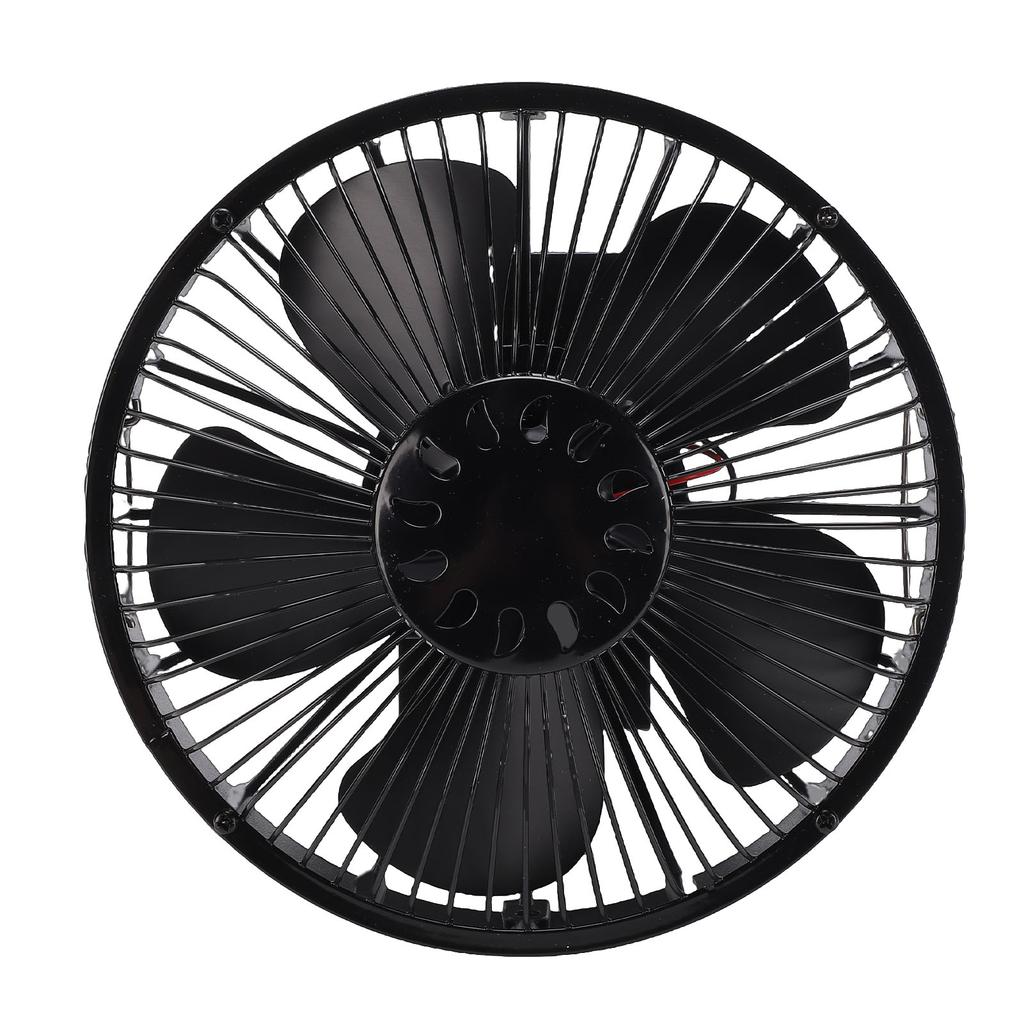 Heat Powered Fireplace Fan Quiet Round Aluminum Alloy Wood Stove Fan for Fireplace Wood Log Burning Stove