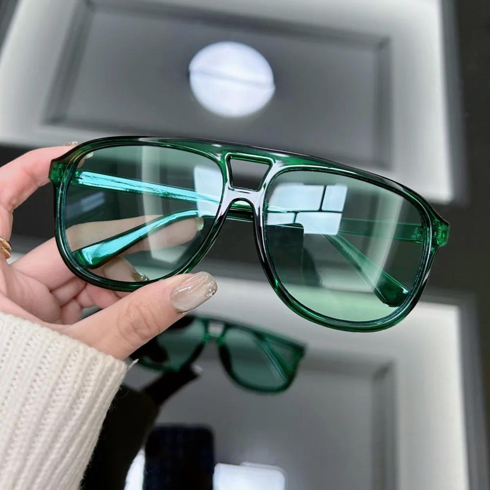 Fashion Oversized Sunglasses Women Brand Designer Vintage Sun Glasses Female Candy Color Big Frame Outdoor