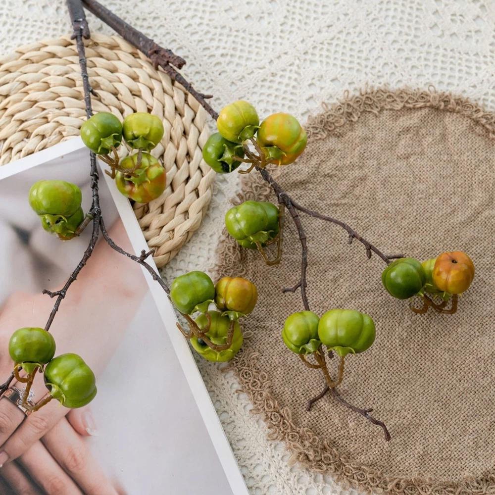 Handmade Artificial Pumpkin Branches Foam Fake Plants Simulation Pumpkin  Festival Decoration