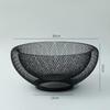 Nordic Iron Wire Mesh Double-Layer Storage Basket