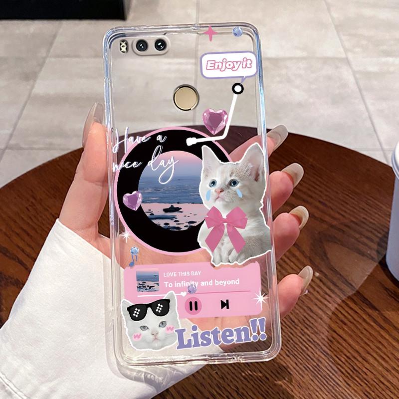 Jelly Casing For Xiaomi Mi A1 / Mi 5X Funda Clear Silicone Soft TPU Back Cover For Xiaomi Mi 5X Cute Cat Rabbit Heart Phone Case