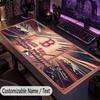 Large Mouse PadBoston Red Sox Custom Name Text Personalized Desk Mat Non Slip Gaming Pad