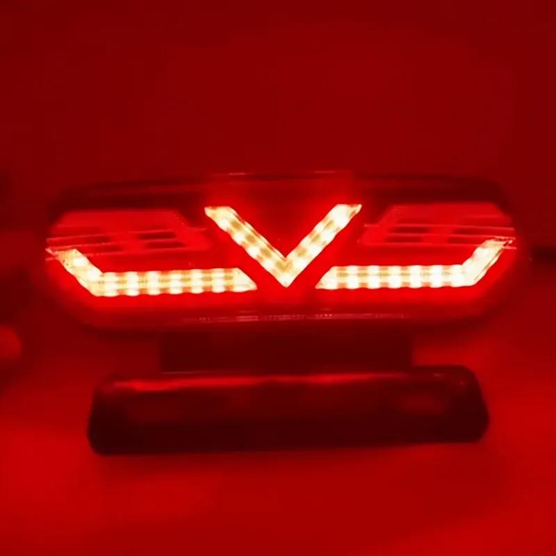 12V motocykl tylne światła LED motocykl światło hamowania ATV tylne światło motocykl Stop kierunkowskaz kierunkowskaz migacz