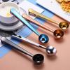 Stainless Steel Measuring Spoon and Bag Clip | Multi-purpose Seal and Measure Tool